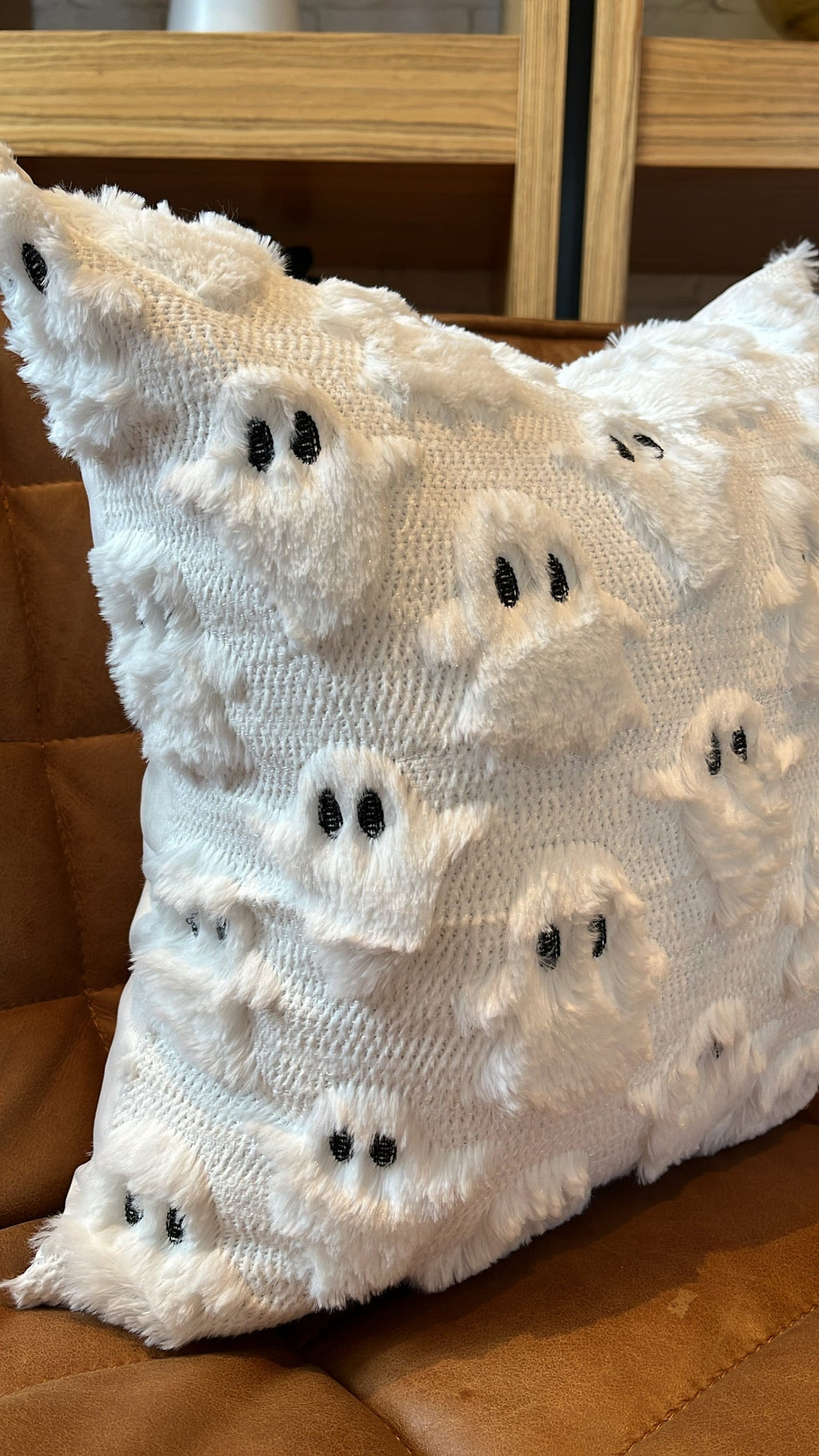Spooky Ghost Pillow Cover Busa Designs