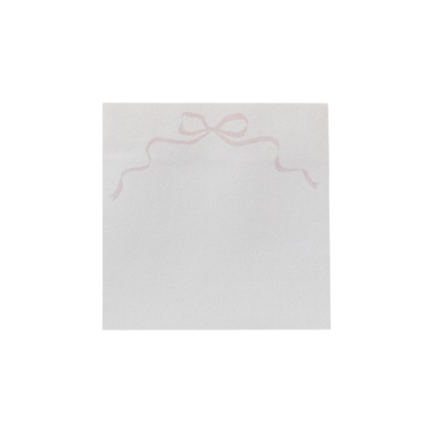 Pink Bow Sticky Notes Shop Fête