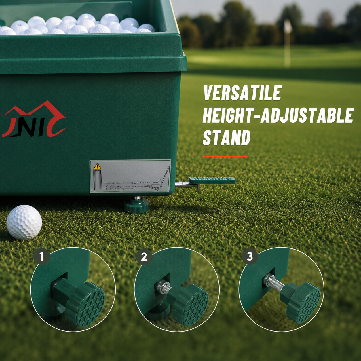 Golf Ball Dispenser Machine Powerless Automatic Tee Up Yunic Golf