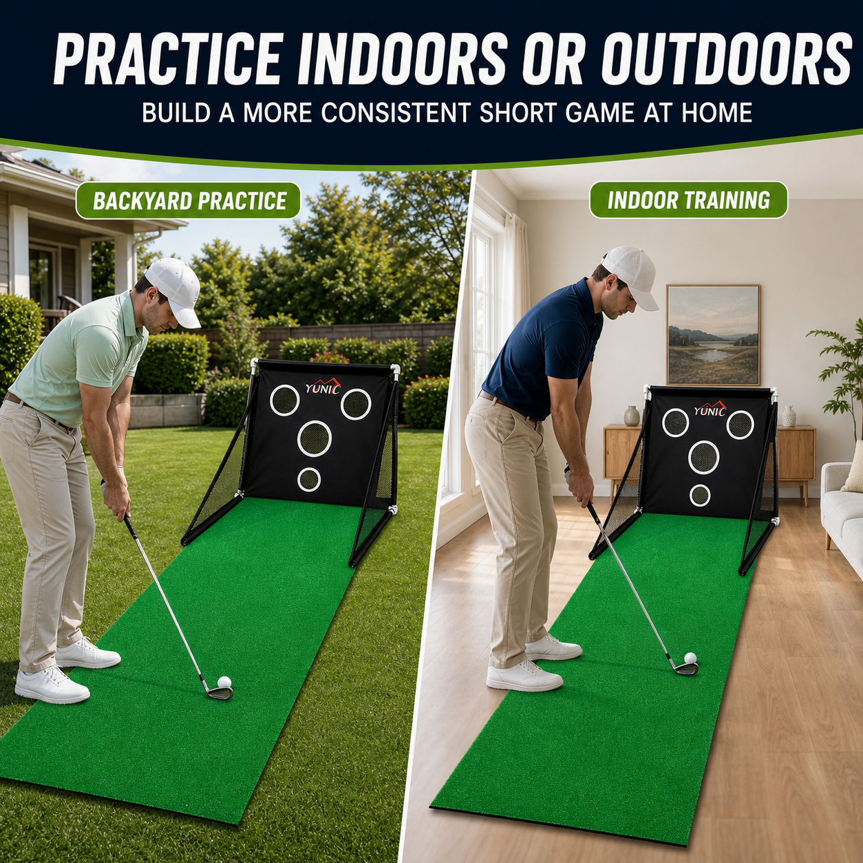 Golf Practice Chipping Net Yunic Golf