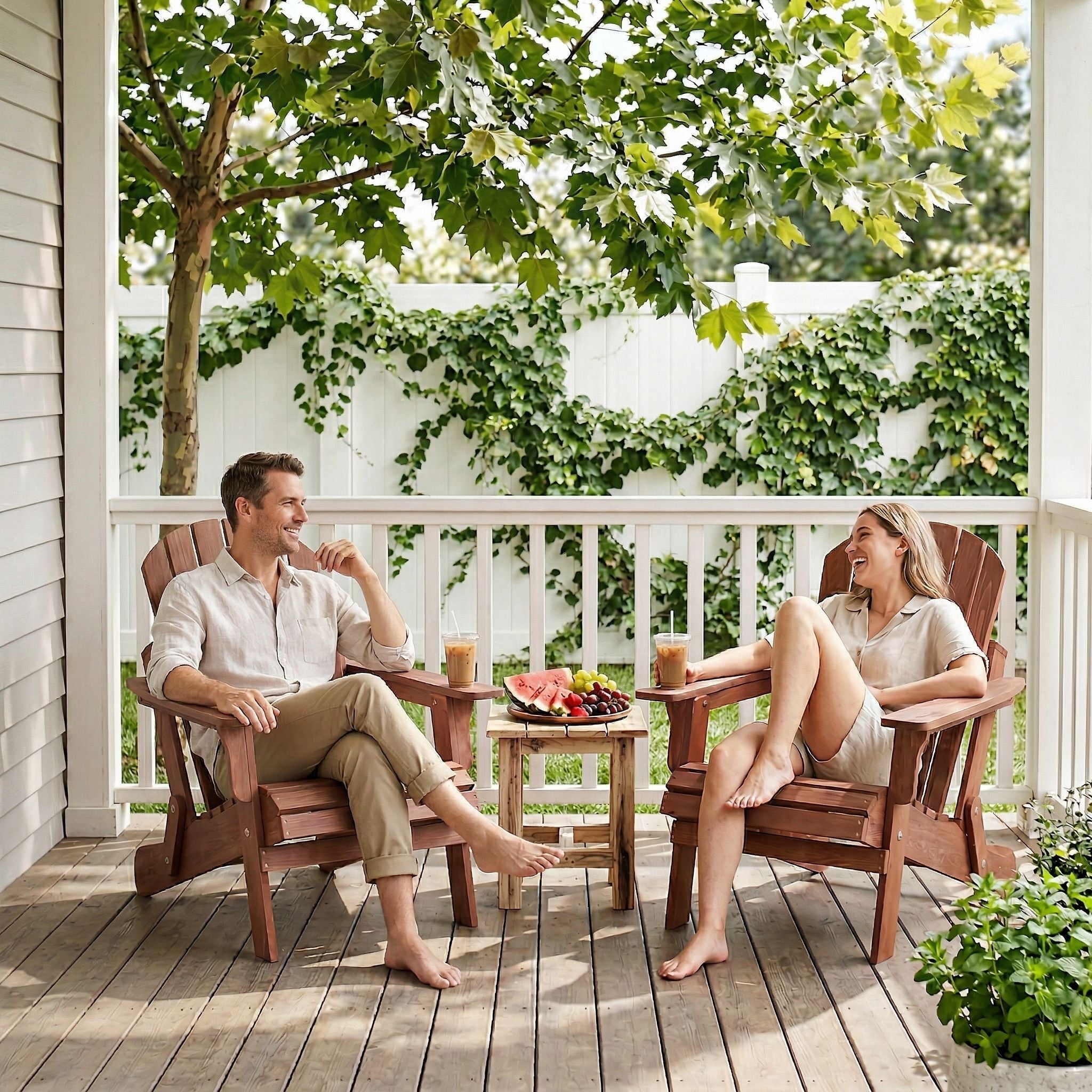 Oversize Outdoor Folding Adirondack Chair, Patio Chair For Garden Unique Piece Furniture