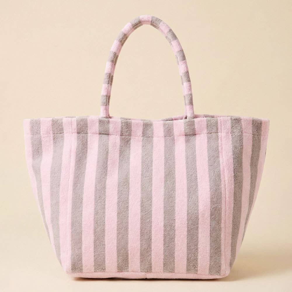 Oversized Striped Terry Beach Tote Shop Fête