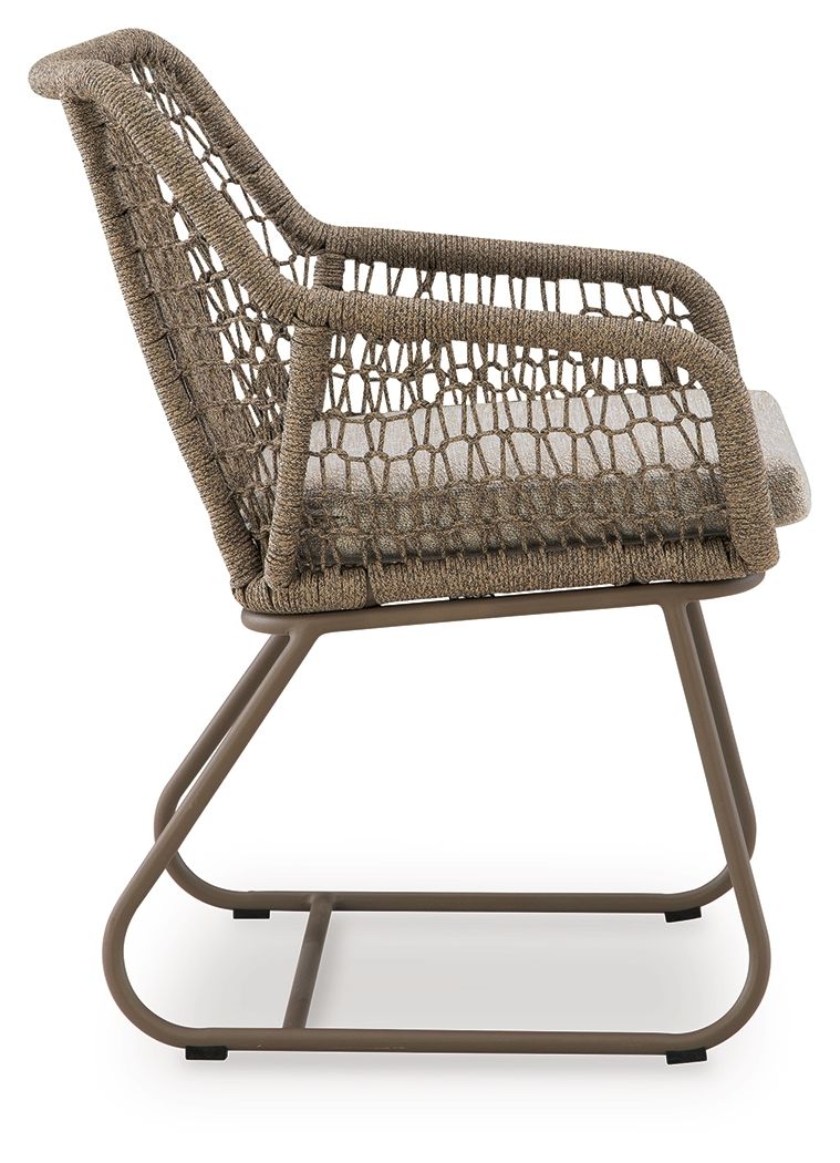 Majors Beach - Outdoor Table And 2 Chairs (Set of 3) - Beige Unique Piece Furniture