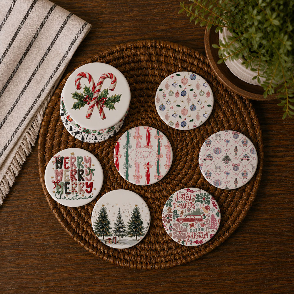 Christmas Coasters Gia Roma