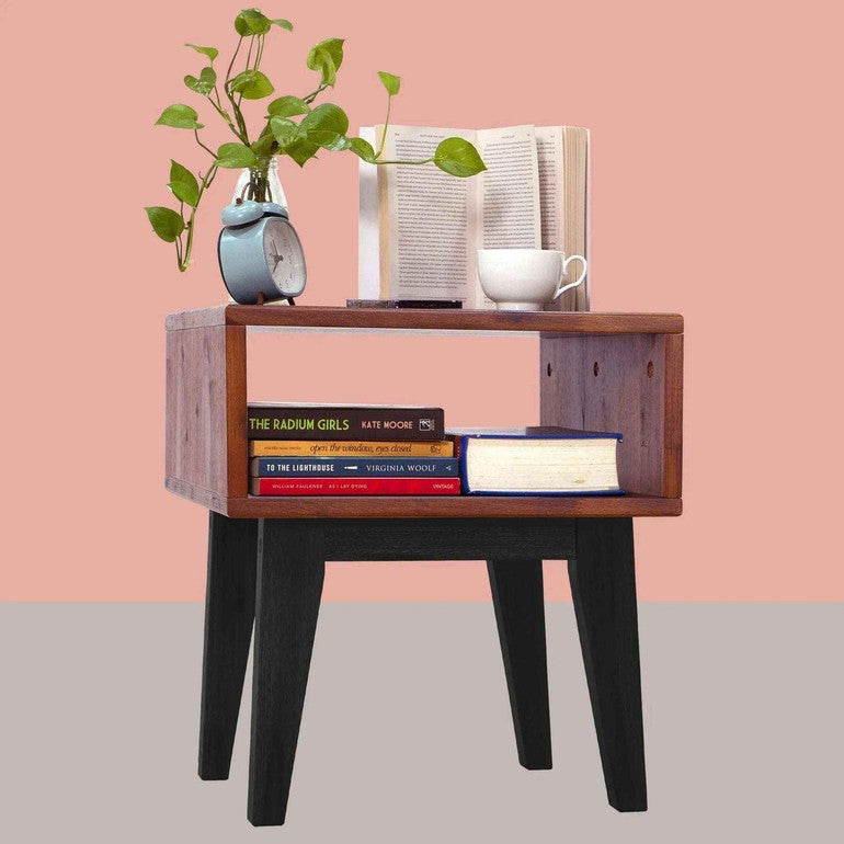 Serena Solid Wood Nightstand Megsu