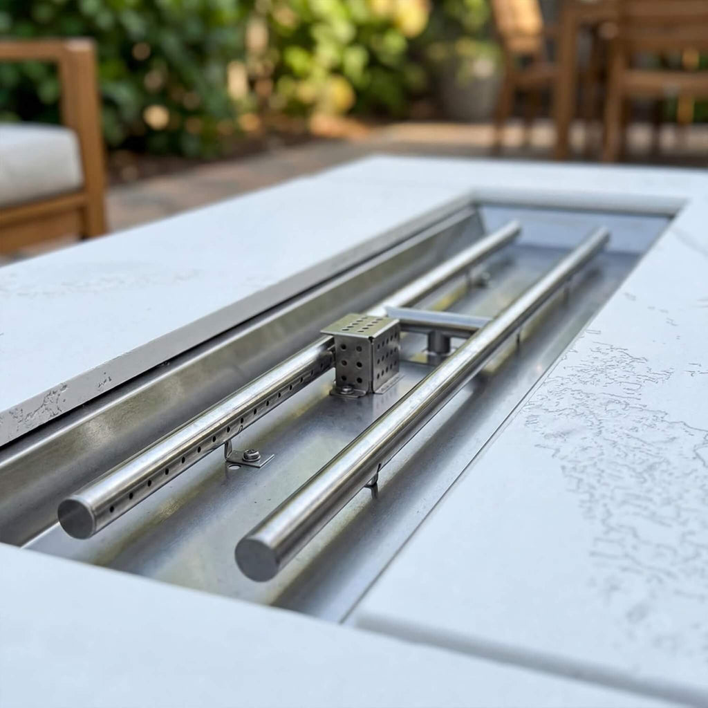 71-Inch Outdoor 60K BTU Fire Pit Table With Wind Guard (SAK41326) SAKSBY WHOLESALE