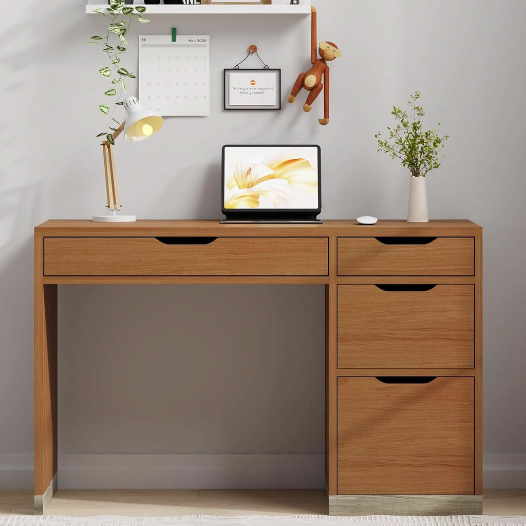 Espresso Forty Eight Inch Desk For Small Home Office ShipItFurniture