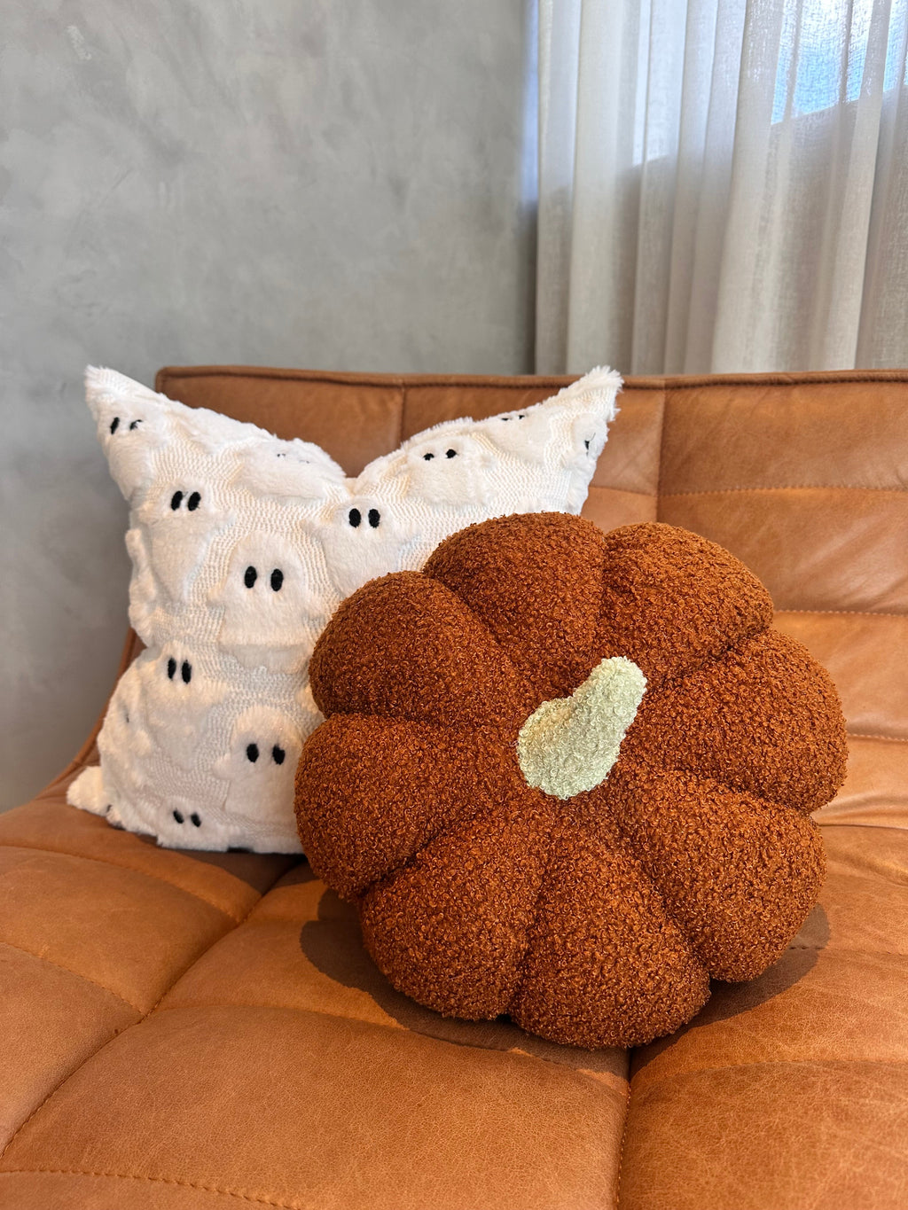 Spooky Ghost Pillow Cover Busa Designs