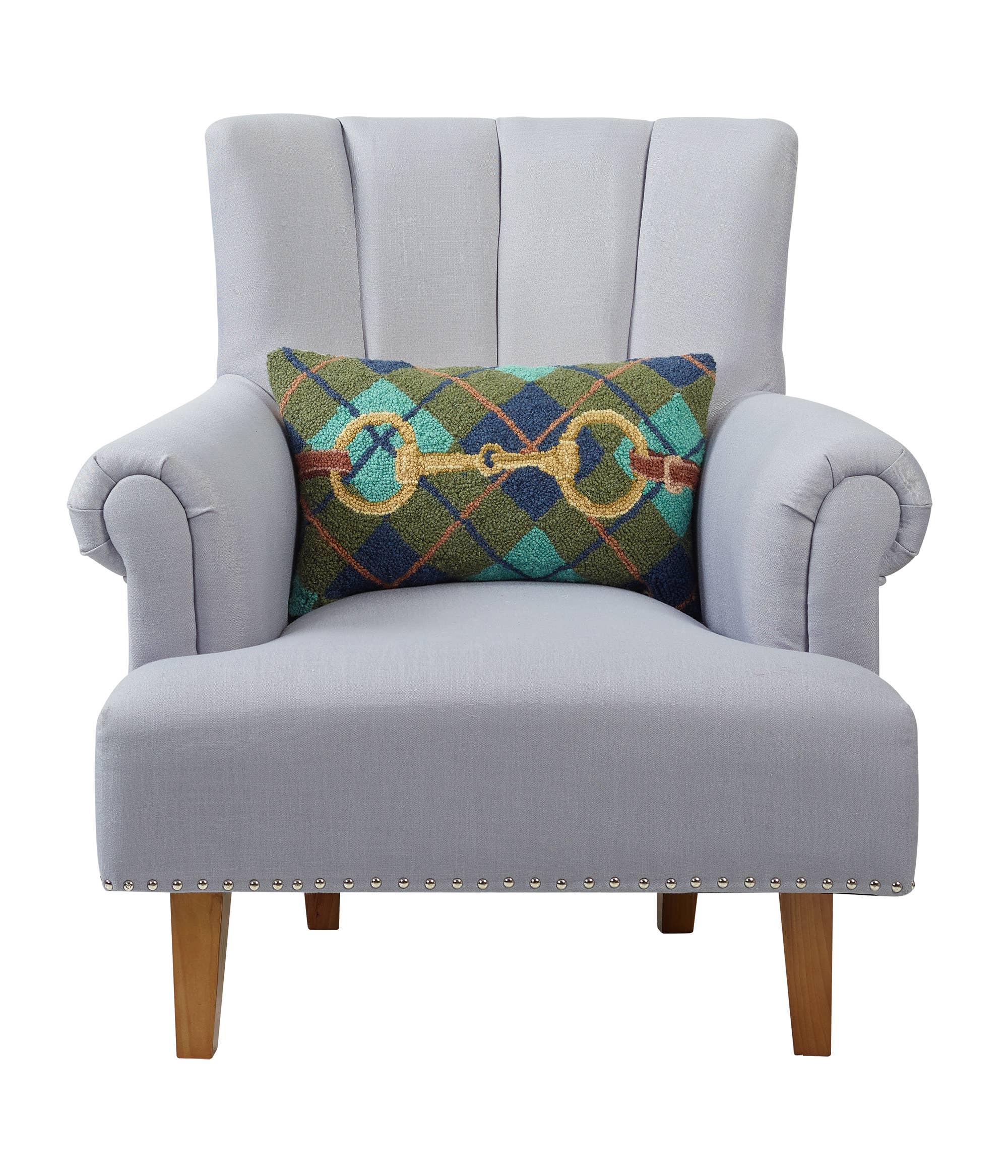 Gingham Buckle Hook Pillow Shop Fête