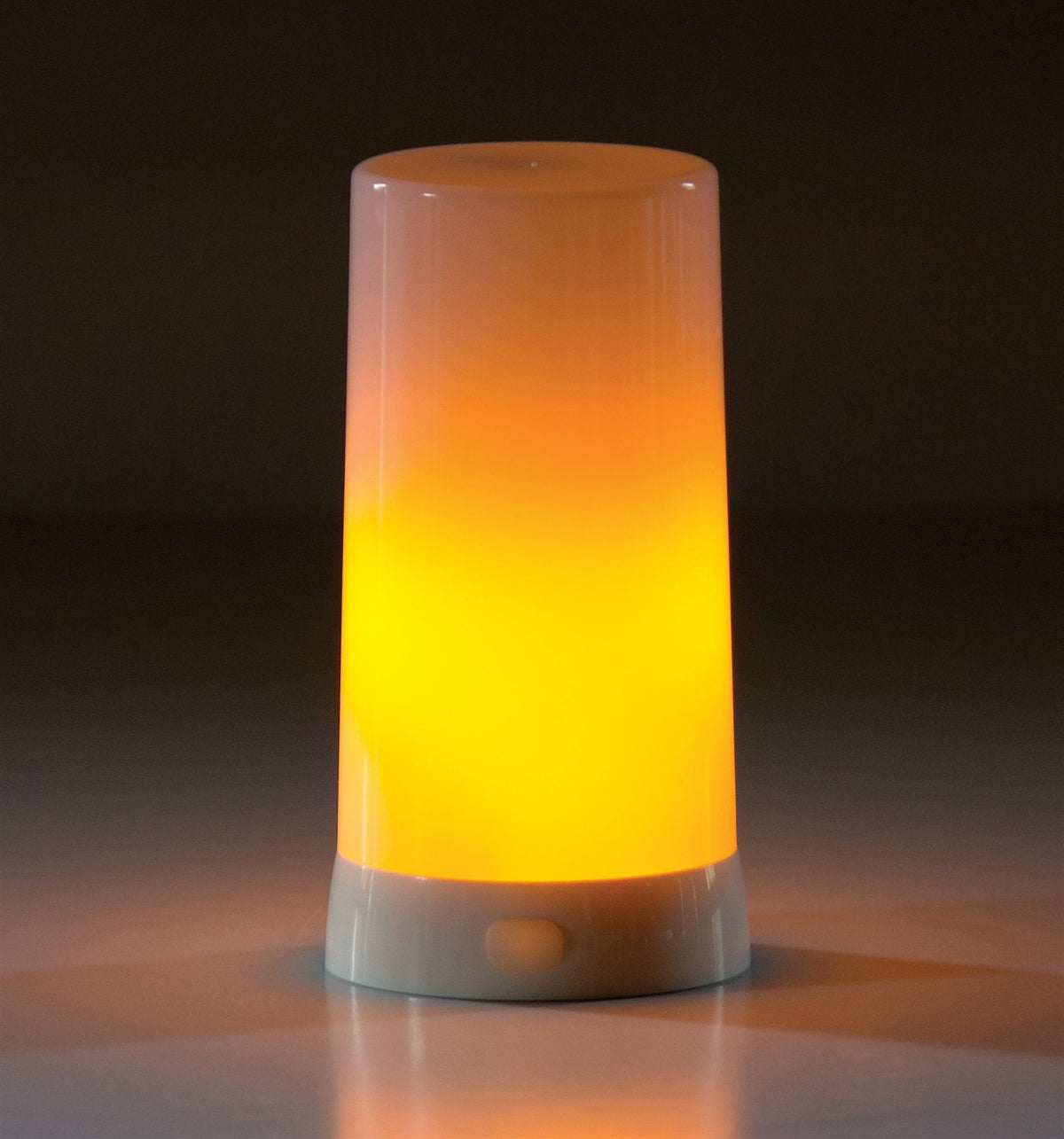 Rechargeable LED FIA Flame Flickering Candle Insert (Timer & Remote) Rust & Cinder