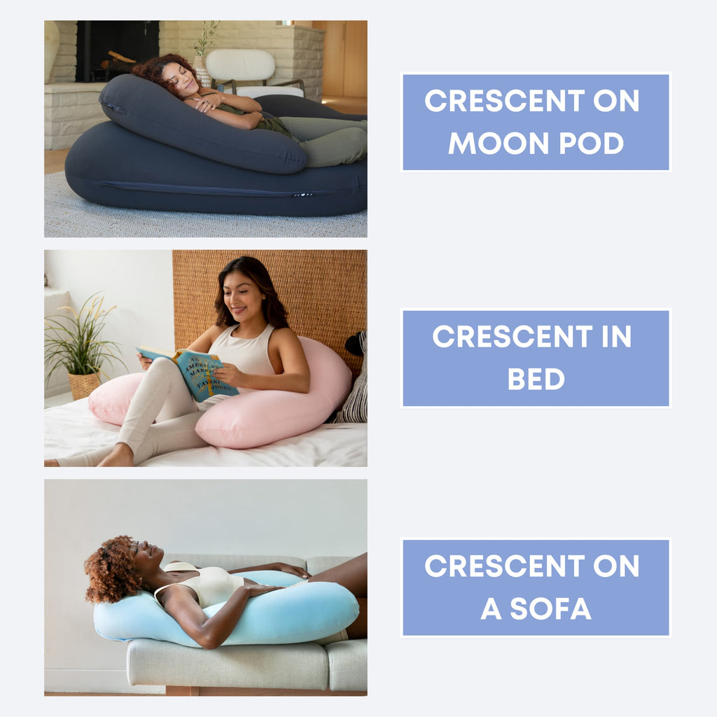 Crescent Backrest Moon Pod