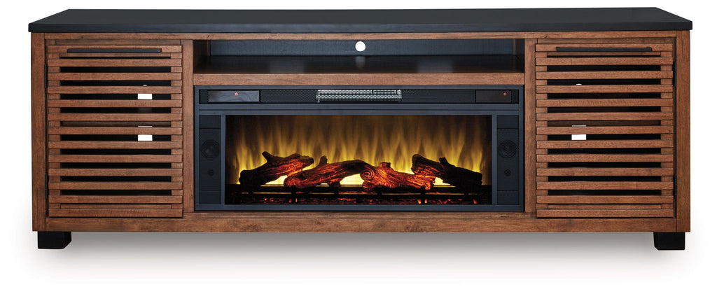Kallari - TV Stand With Fireplace Option Unique Piece Furniture