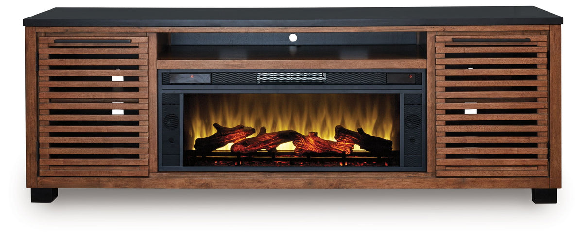 Kallari - TV Stand With Fireplace Option Unique Piece Furniture