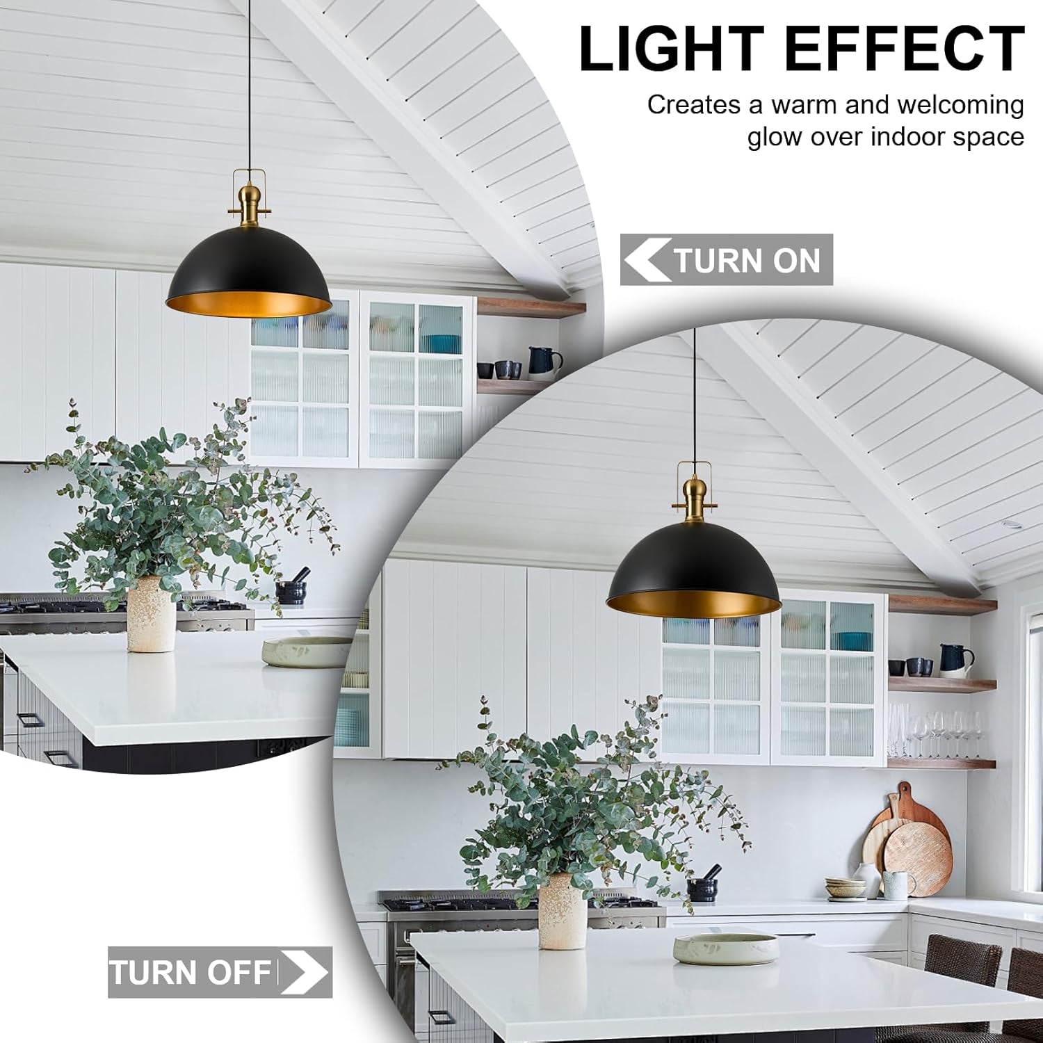 12 Inch Farmhouse Dome Pendant Lights Farmhouse Decor