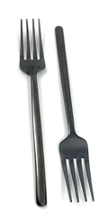 Vibhsa Black Silverware Dinner Fork Flatware set of 6 Vibhsa