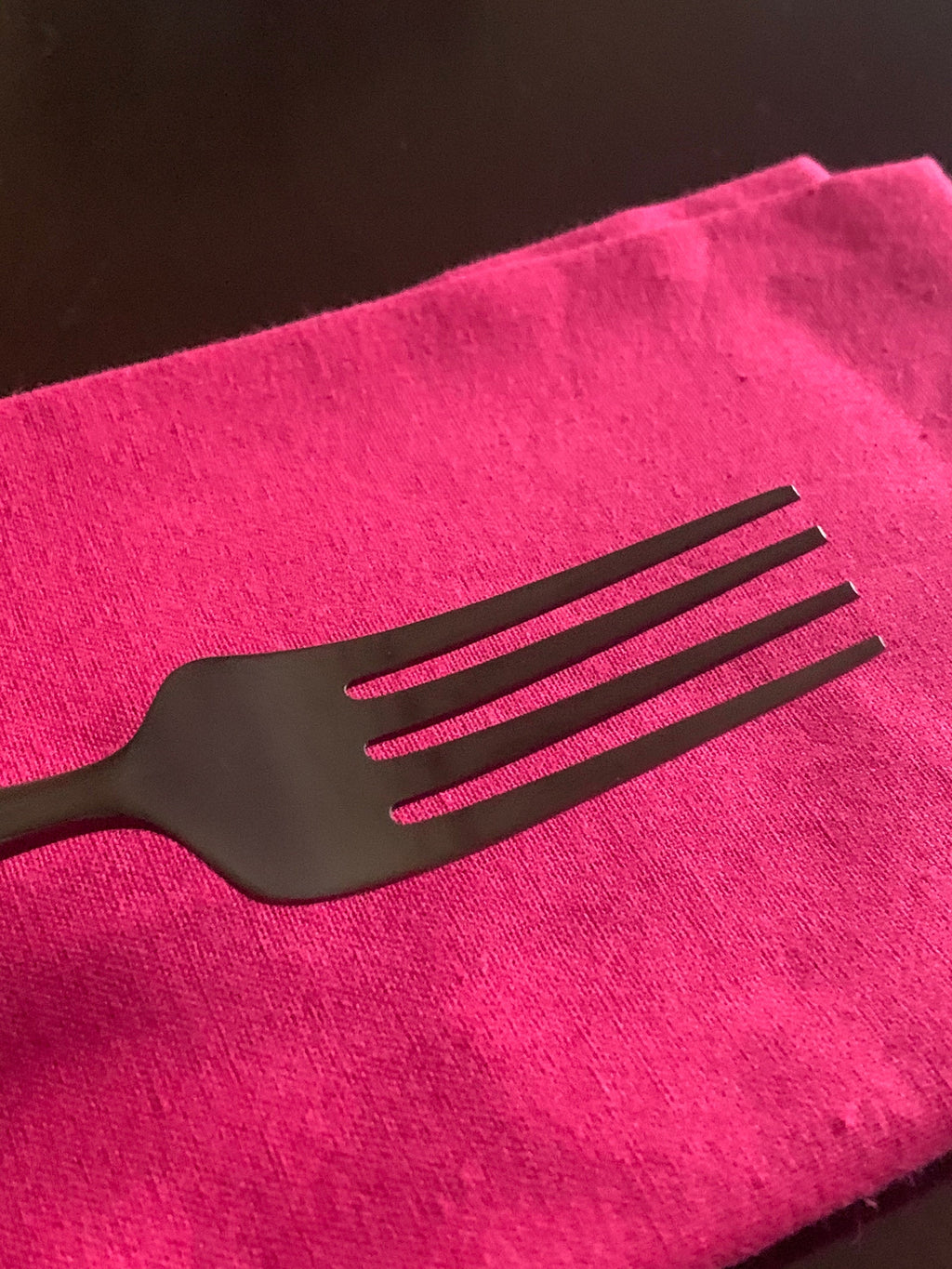 Vibhsa Black Silverware Dinner Fork Flatware set of 6 Vibhsa