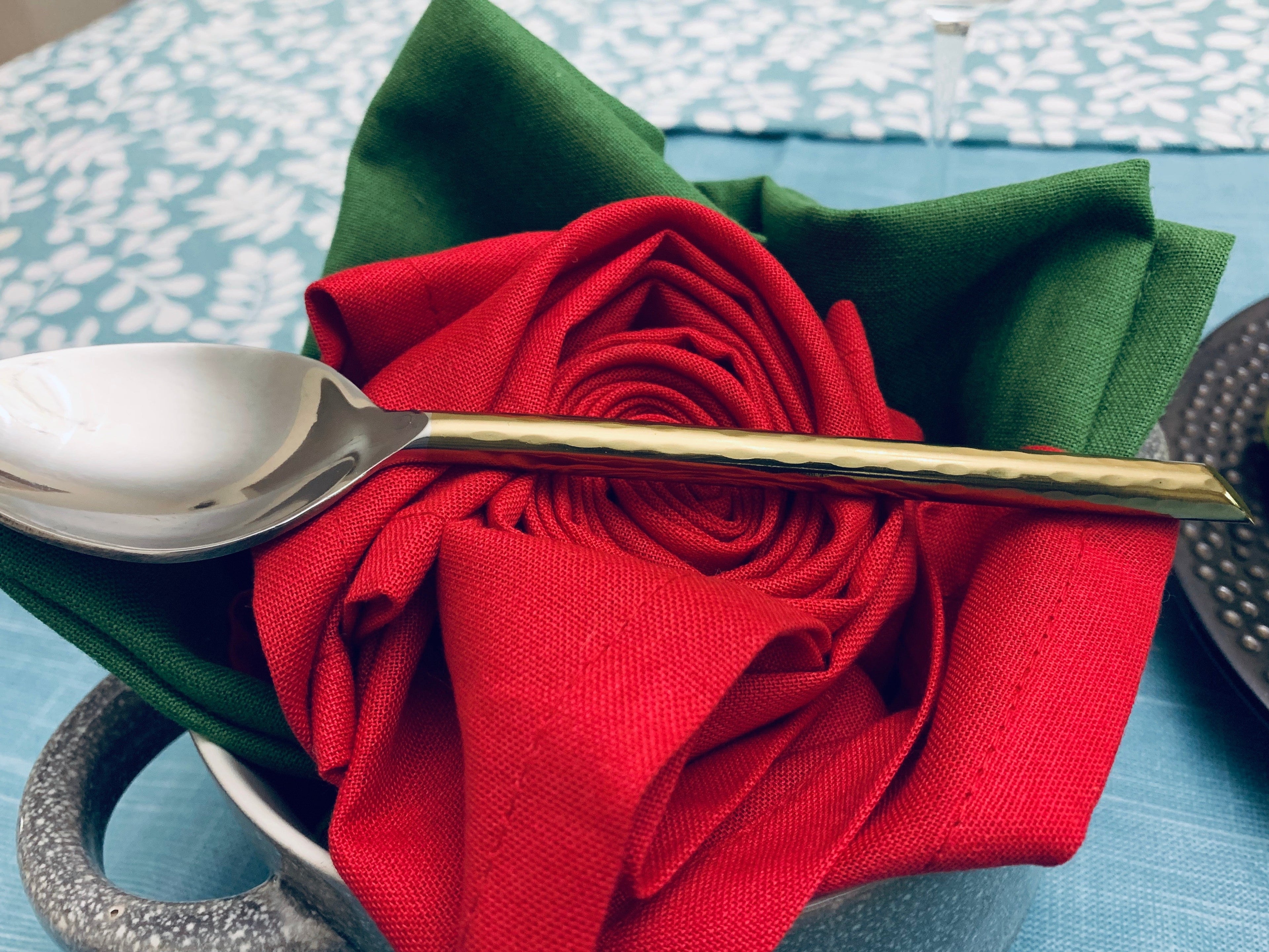 Vibhsa Golden Silverware Tablespoons Set of 6 Vibhsa