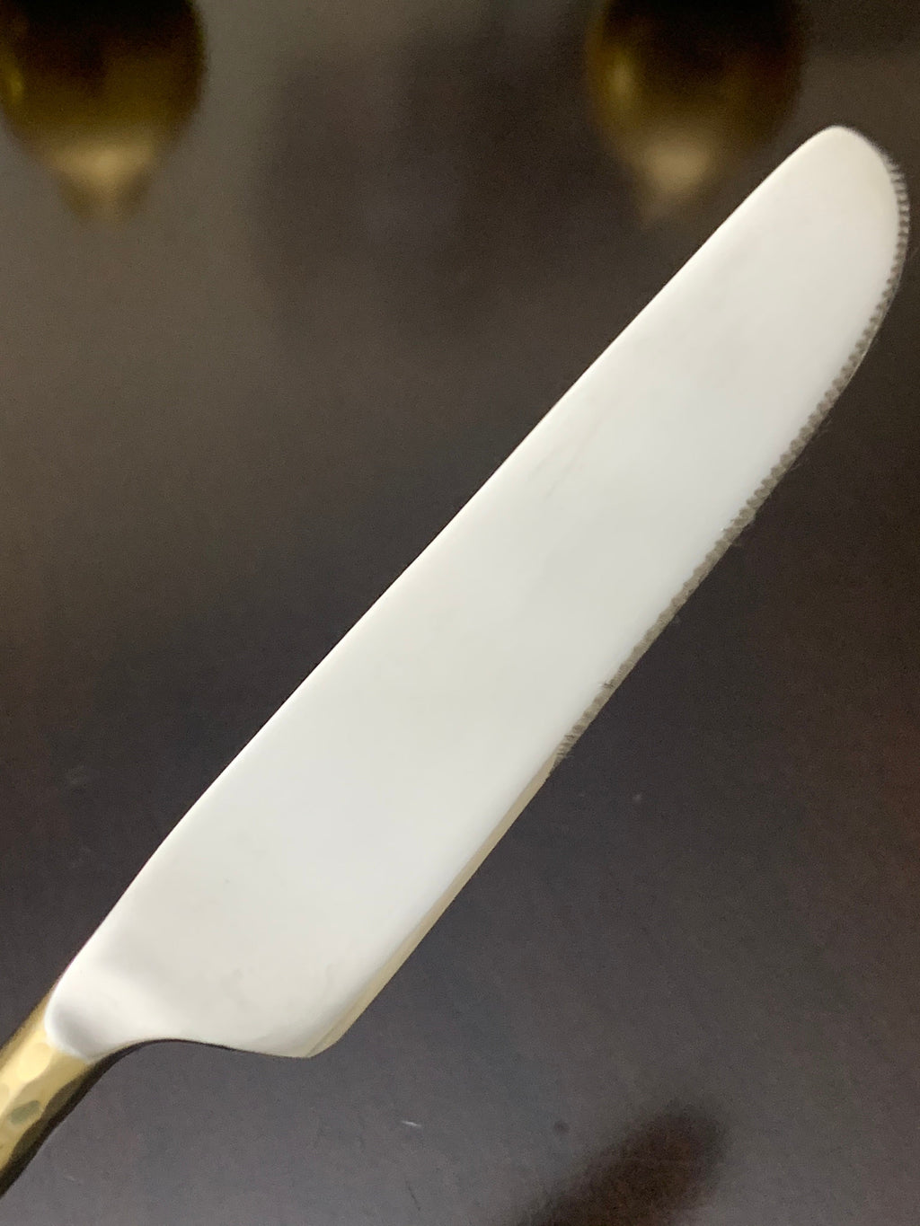 Vibhsa Golden Silverware Dinner Knives set of 6 Vibhsa
