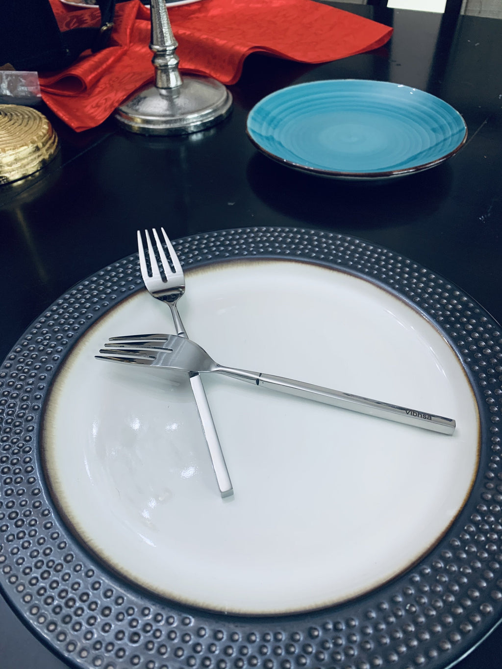 Vibhsa Stainless Steel Dinner Fork Set of 6 Vibhsa