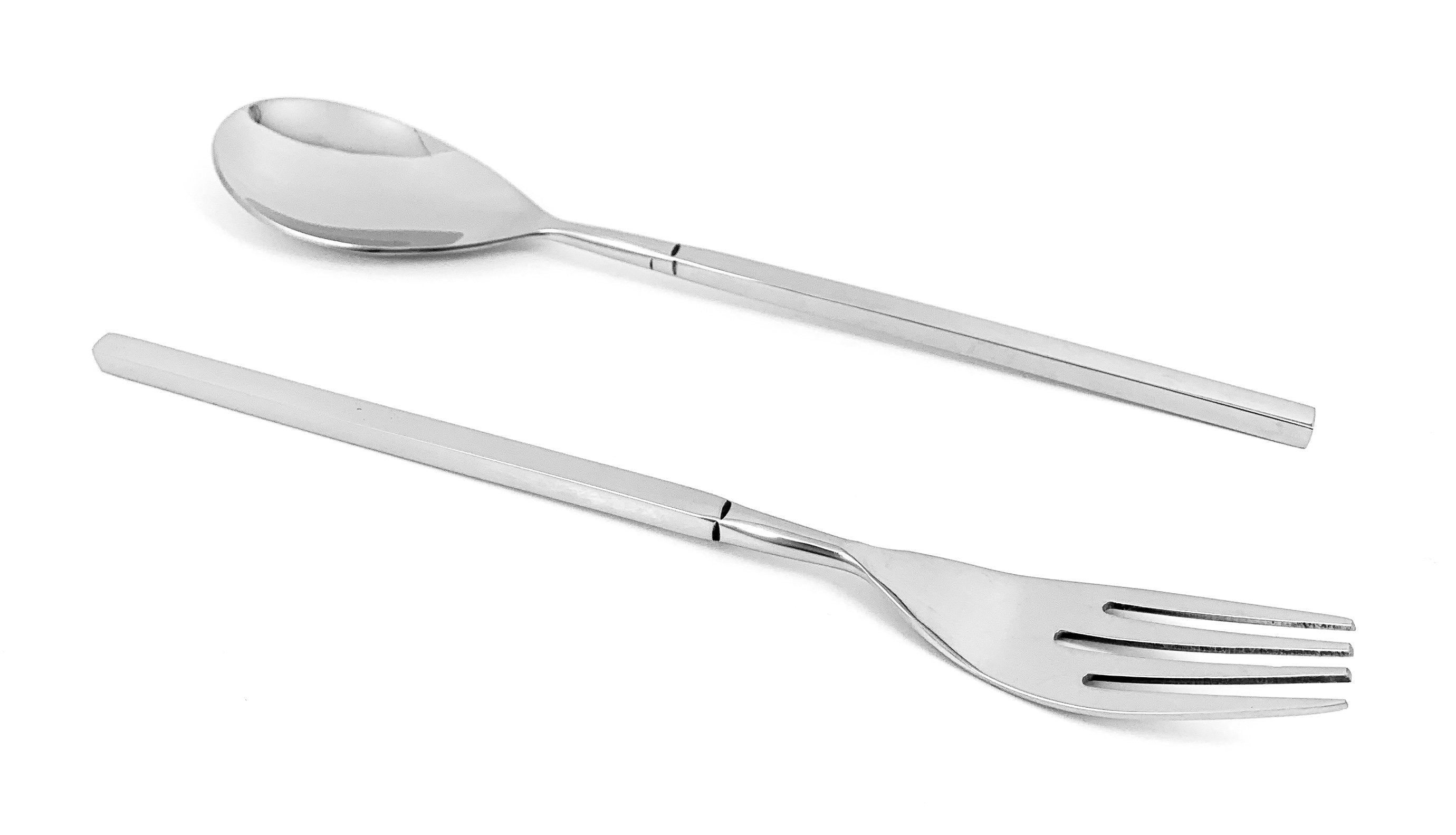 Vibhsa Stainless Steel Dinner Fork and Dinner Spoon Set of 12 pieces Vibhsa