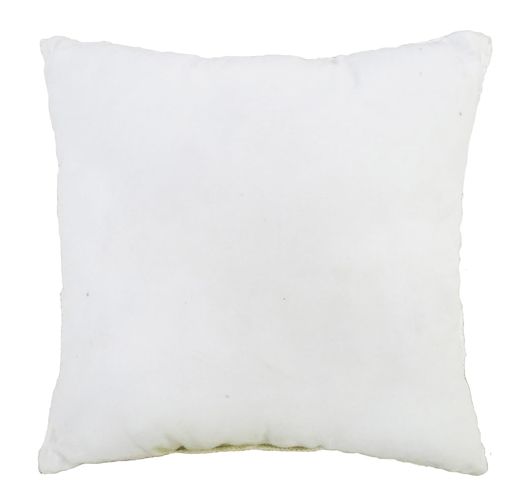 Decorative 18"x18" Outdoor Pillow for couch  (White) Vibhsa