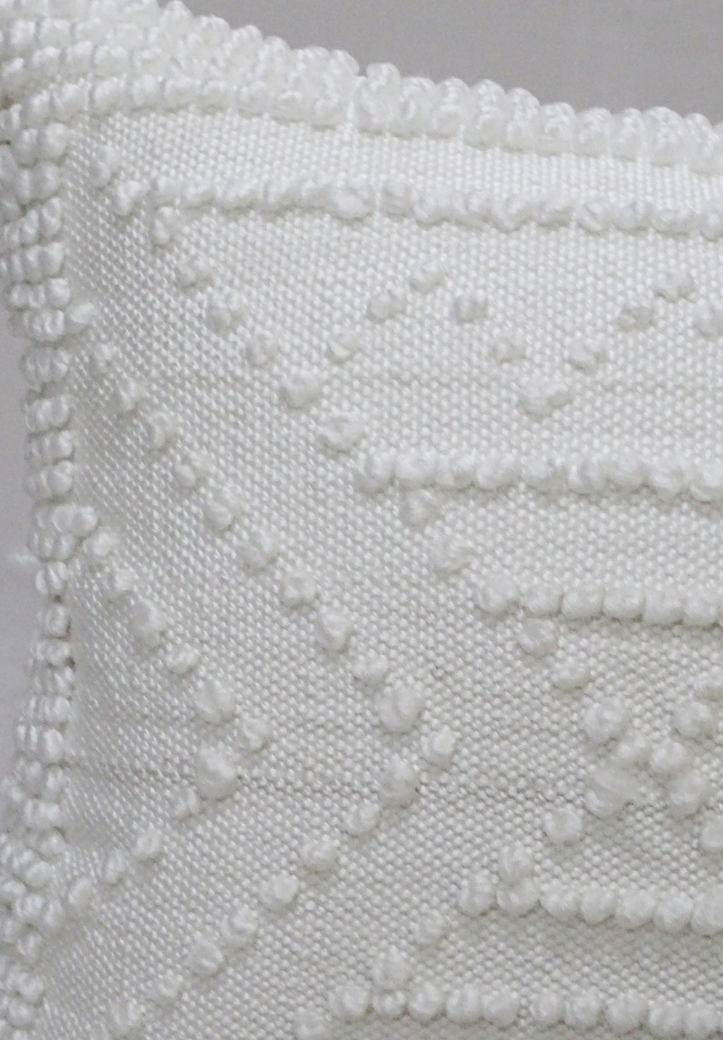 Decorative 18"x18" Outdoor Pillow for couch  (White) Vibhsa