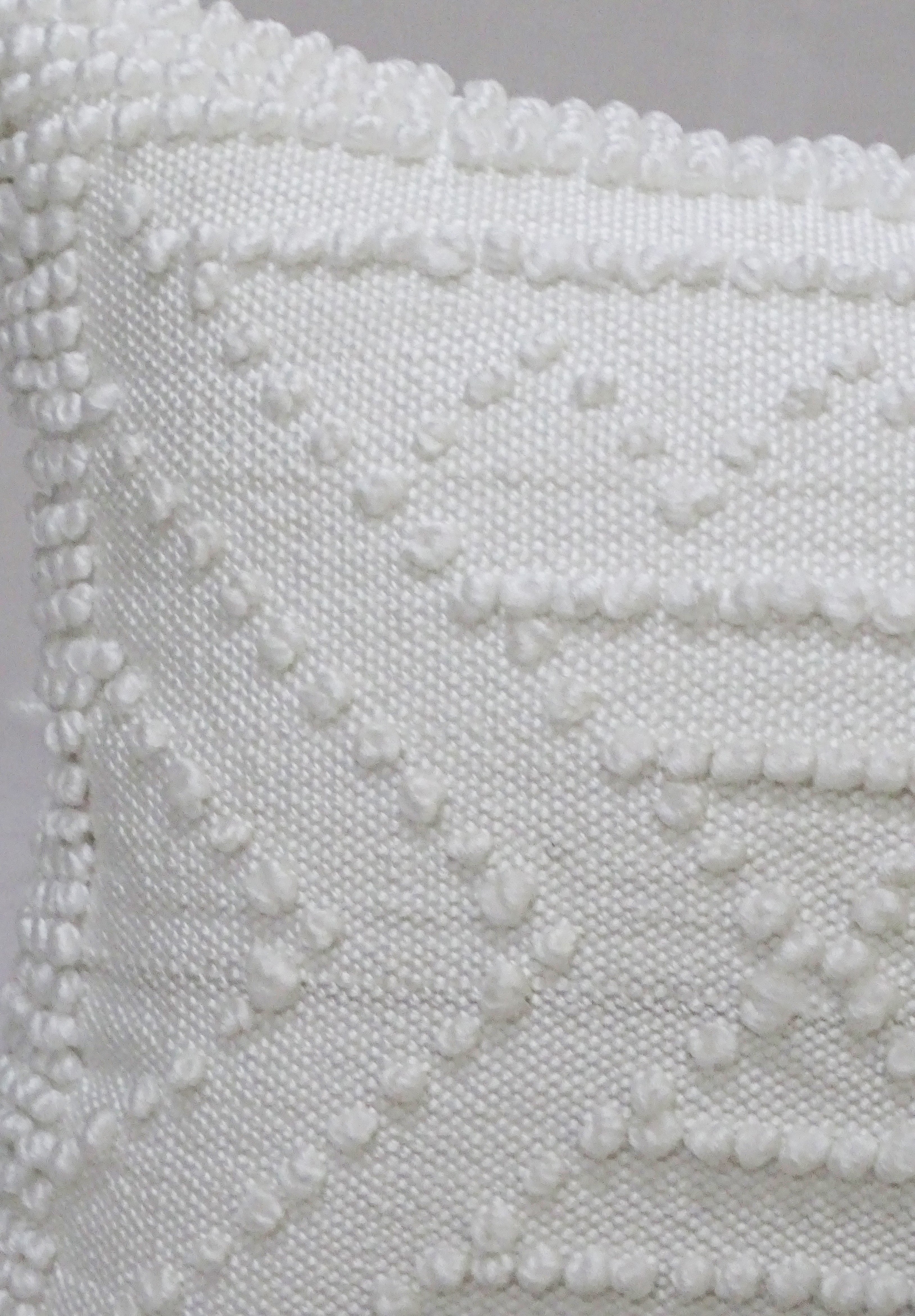 Decorative 18"x18" Outdoor Pillow for couch  (White) Vibhsa