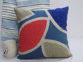 Embroidery Throw Pillow 20" X 20" Multi Color Insert Included Vibhsa