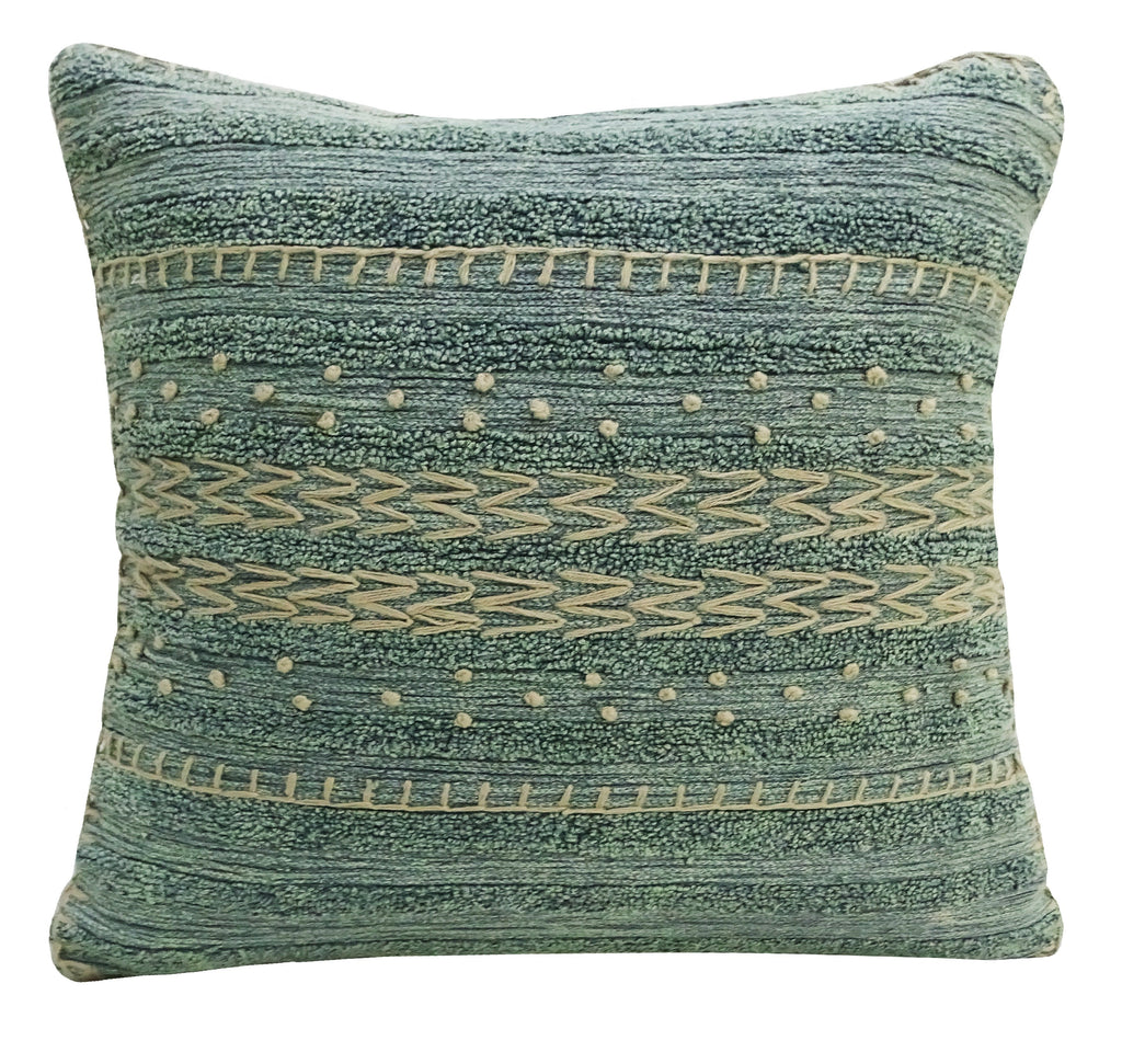 20"X20" Embroidery Throw Pillow for couch Vibhsa