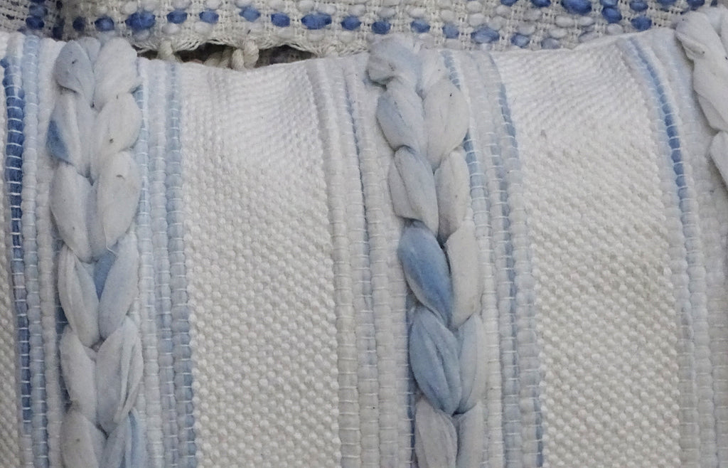 Handwoven 14"X 24" Modern Throw Pillow Vibhsa