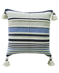 Pillow Handwoven braided Textured Stripe Decor Vibhsa