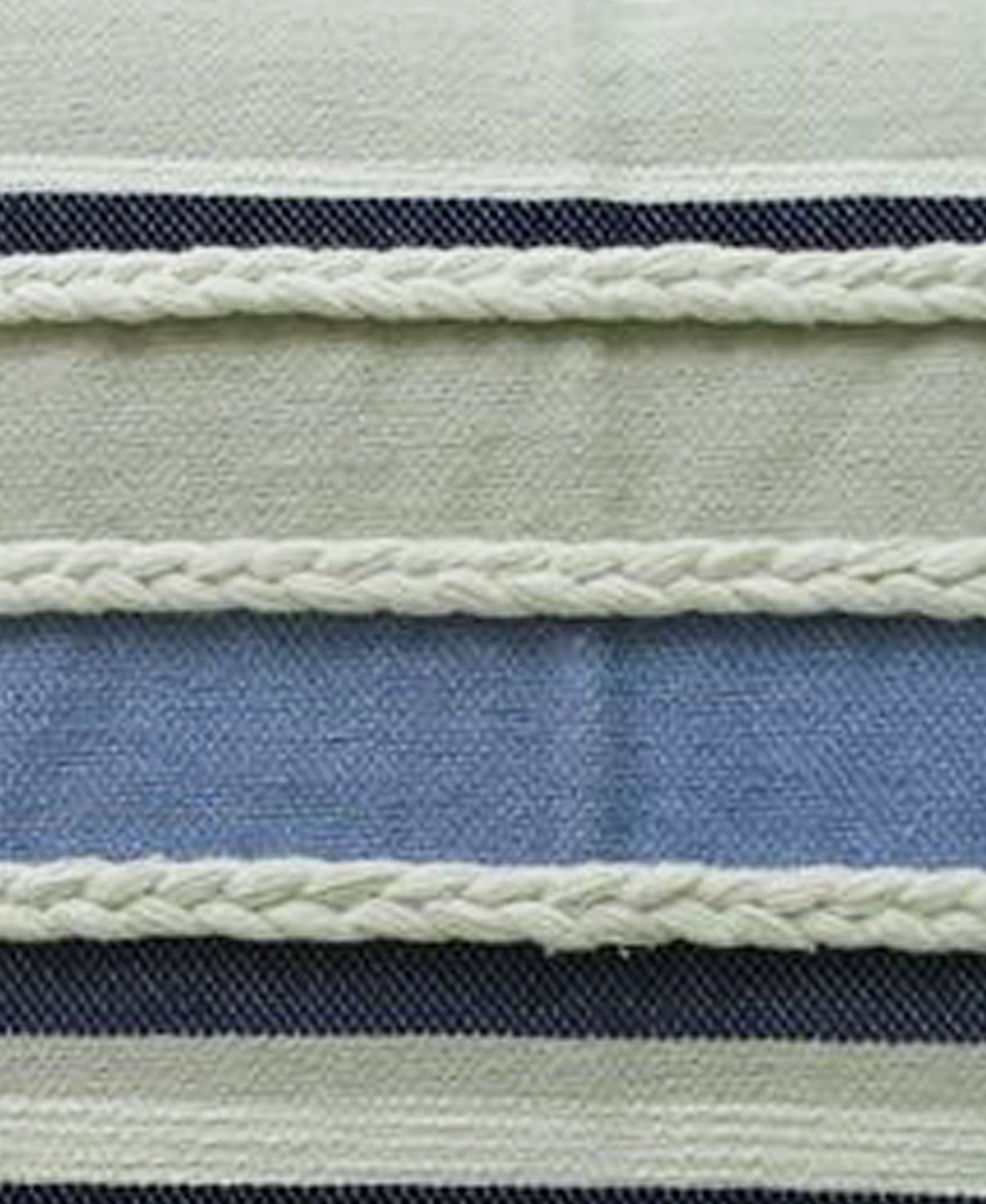 Pillow Handwoven braided Textured Stripe Decor Vibhsa