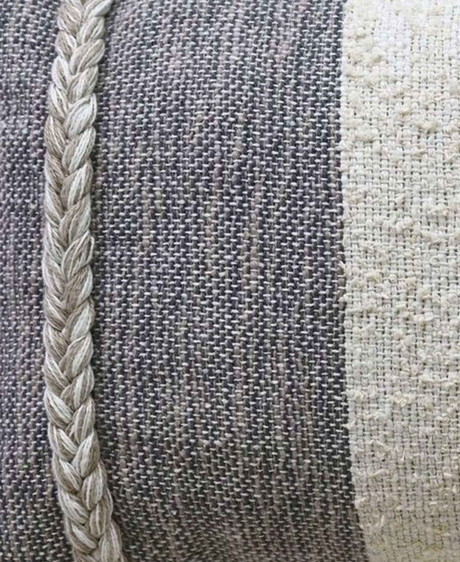 Linden Street Handloom Woven Wooden Textured Decorative Vibhsa