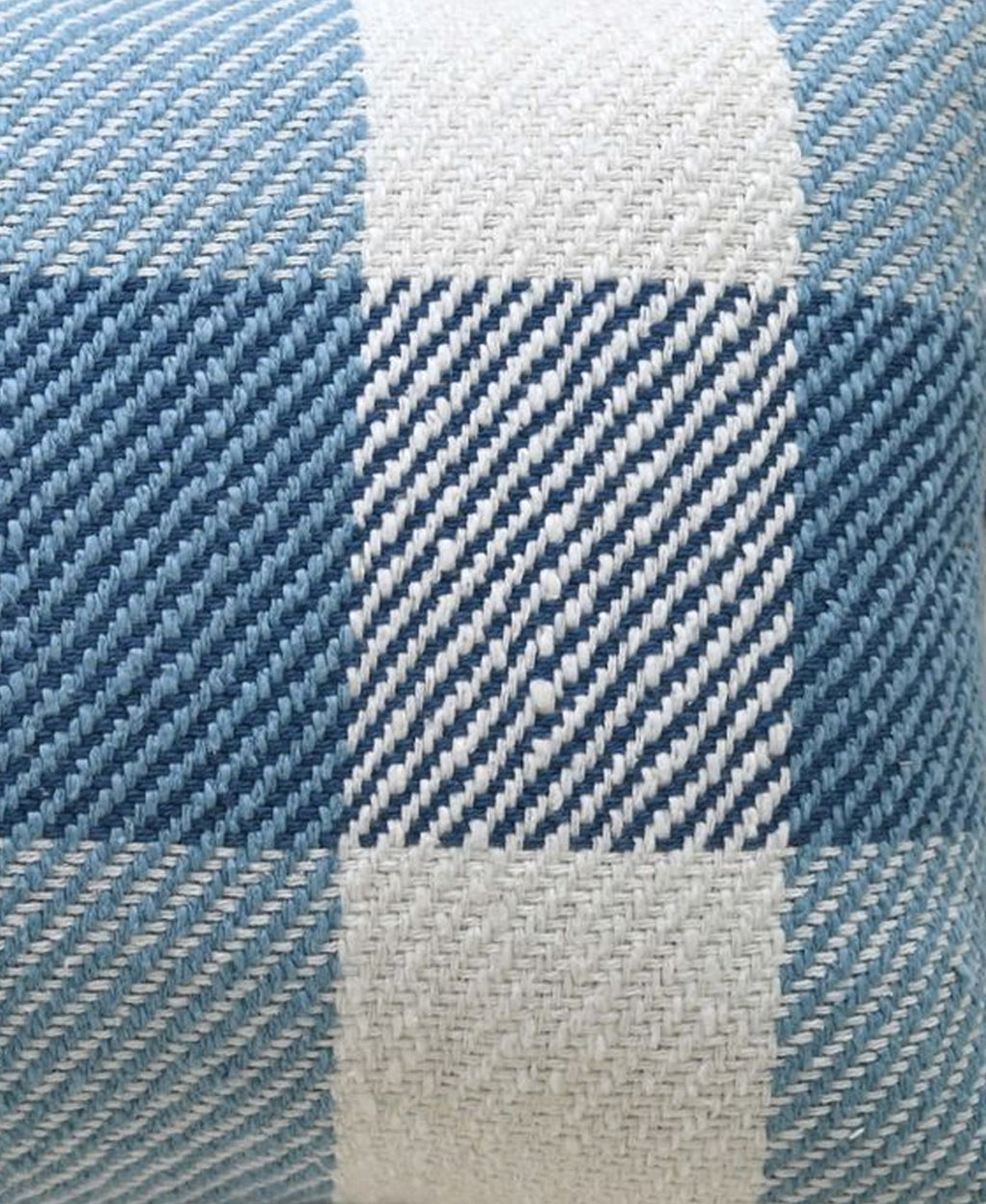 Handloom Woven Textured Plaid Decorative Pillow with Insert Vibhsa