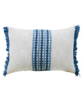 Handloom Woven Decorative Pillow, 14''X20'' Vibhsa
