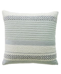 Handloom Woven Striped Decorative Pillow 20"x20" Vibhsa