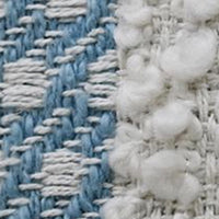 Handwoven Buttknot Edging Decorative Pillow, 14''X20'' Vibhsa