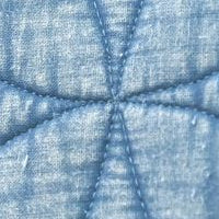 Textured Quilted Pattern Decorative Pillow, 14''X20'' Vibhsa