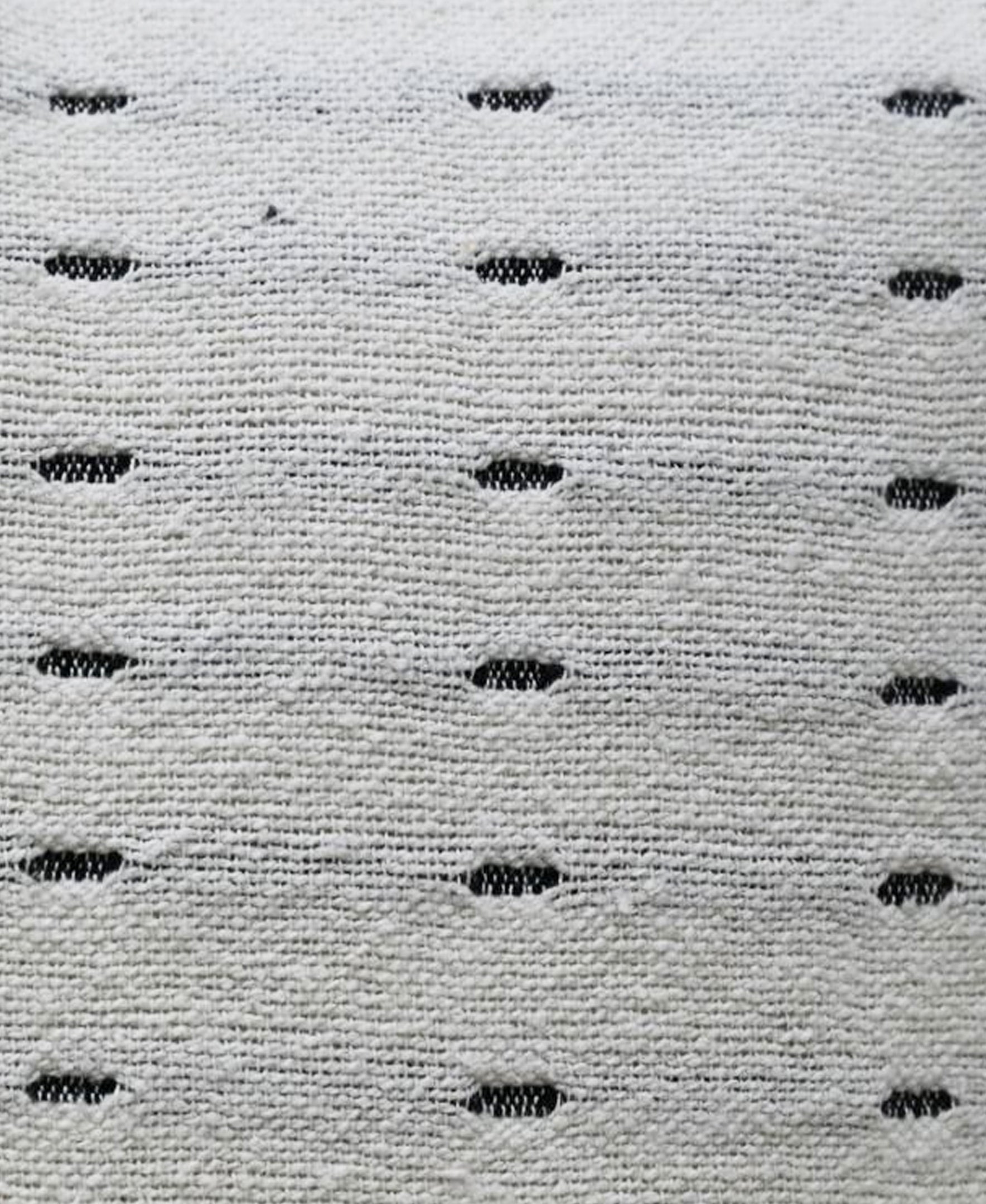 Layered Handwoven Super Soft Decorative Pillow, 20" x 20" Vibhsa