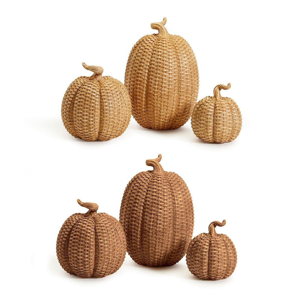 Basket Weave Pumpkins Gia Roma