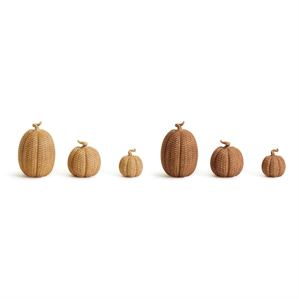 Basket Weave Pumpkins Gia Roma