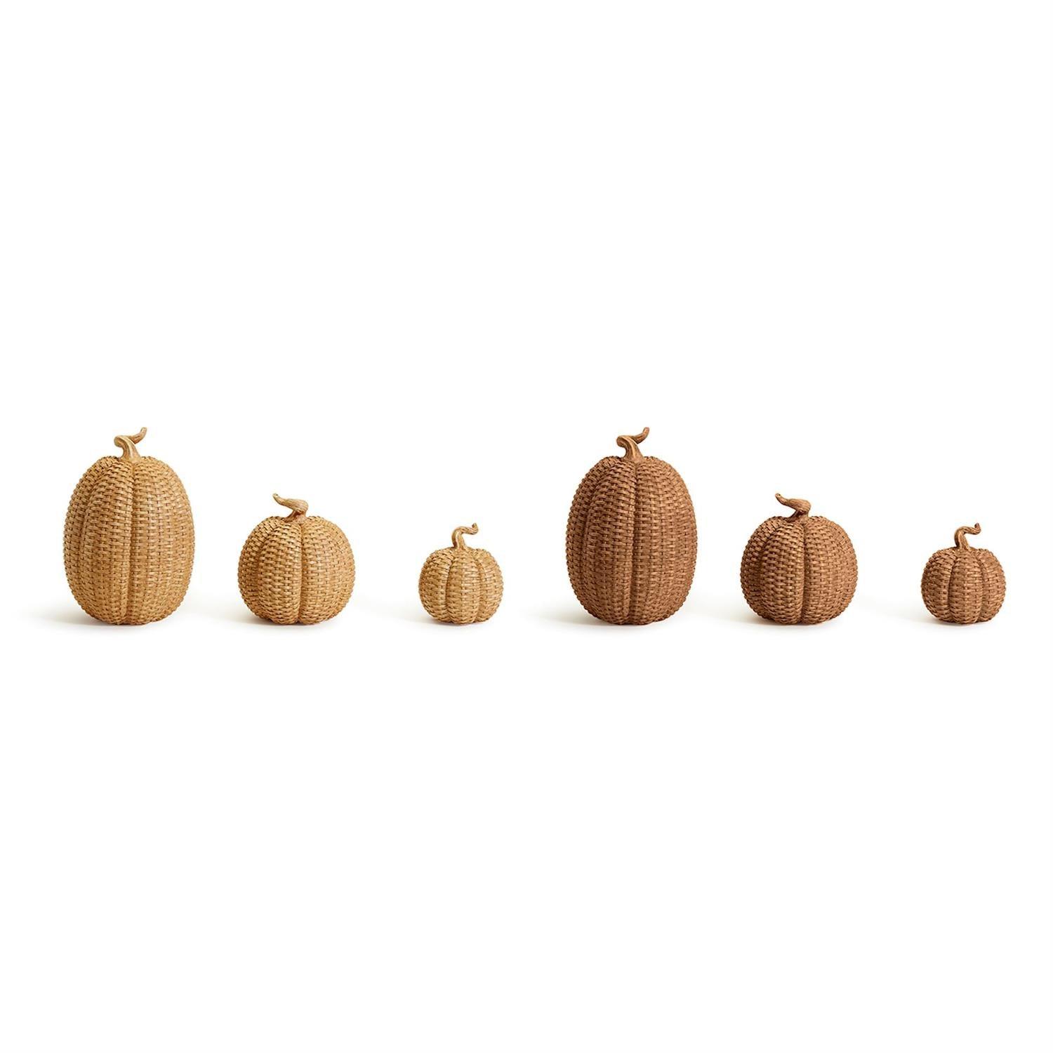 Basket Weave Pumpkins Gia Roma