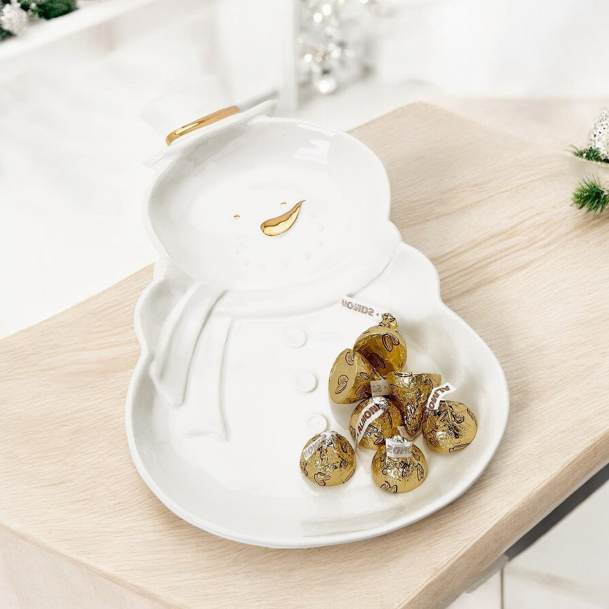 Snowman Dish Gia Roma
