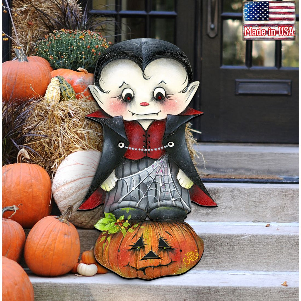 Dracula Halloween Door Decor by Jamie Mills-Price - Thanksgiving Halloween Decor - 8457401H G.DeBrekht