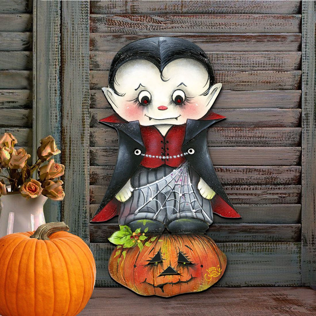 Dracula Halloween Door Decor by Jamie Mills-Price - Thanksgiving Halloween Decor - 8457401H G.DeBrekht