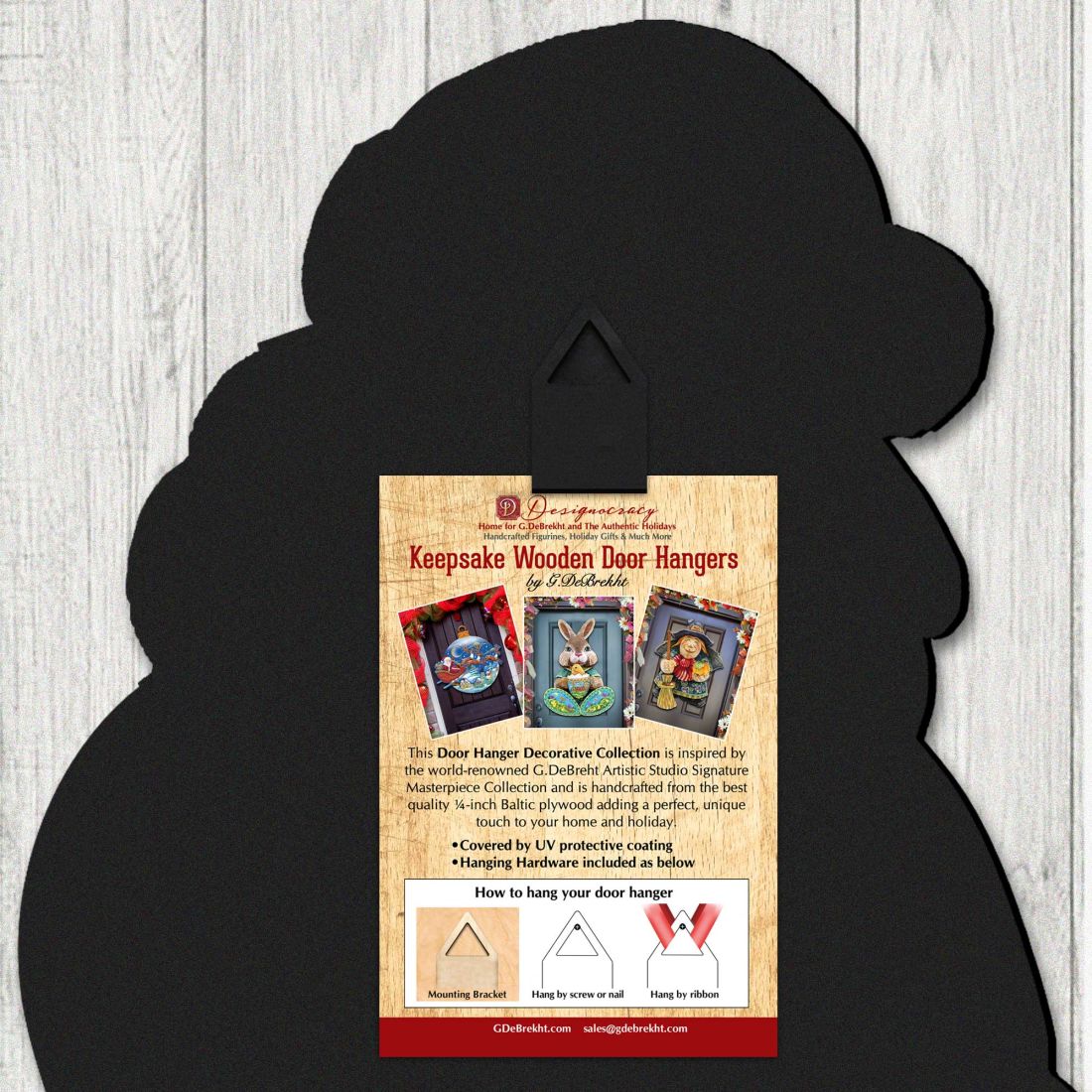 Dracula Halloween Door Decor by Jamie Mills-Price - Thanksgiving Halloween Decor - 8457401H G.DeBrekht