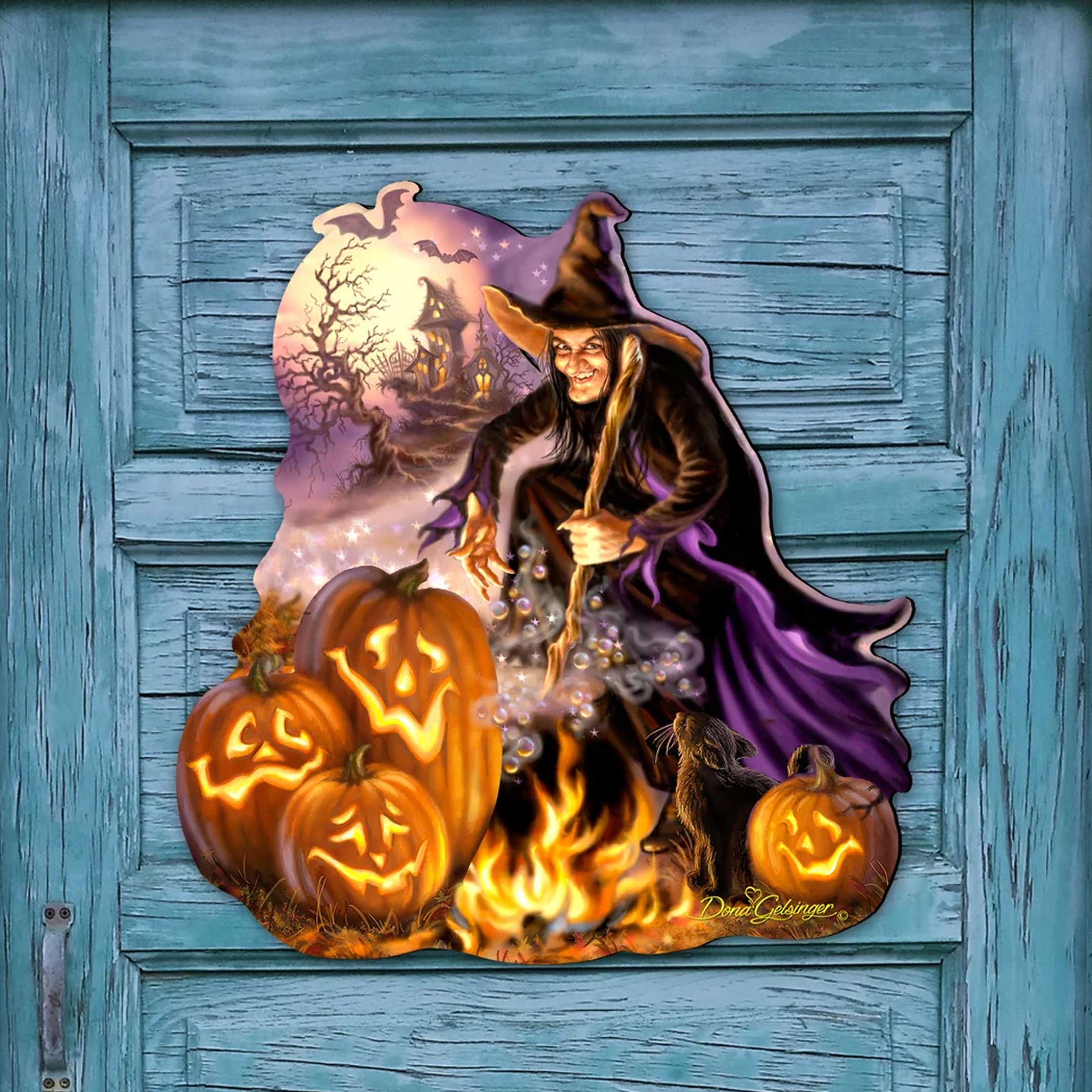 All Hallows Eve Holiday Door Décor by D. Gelsinger - Halloween Décor - 8461091H-0821 G.DeBrekht
