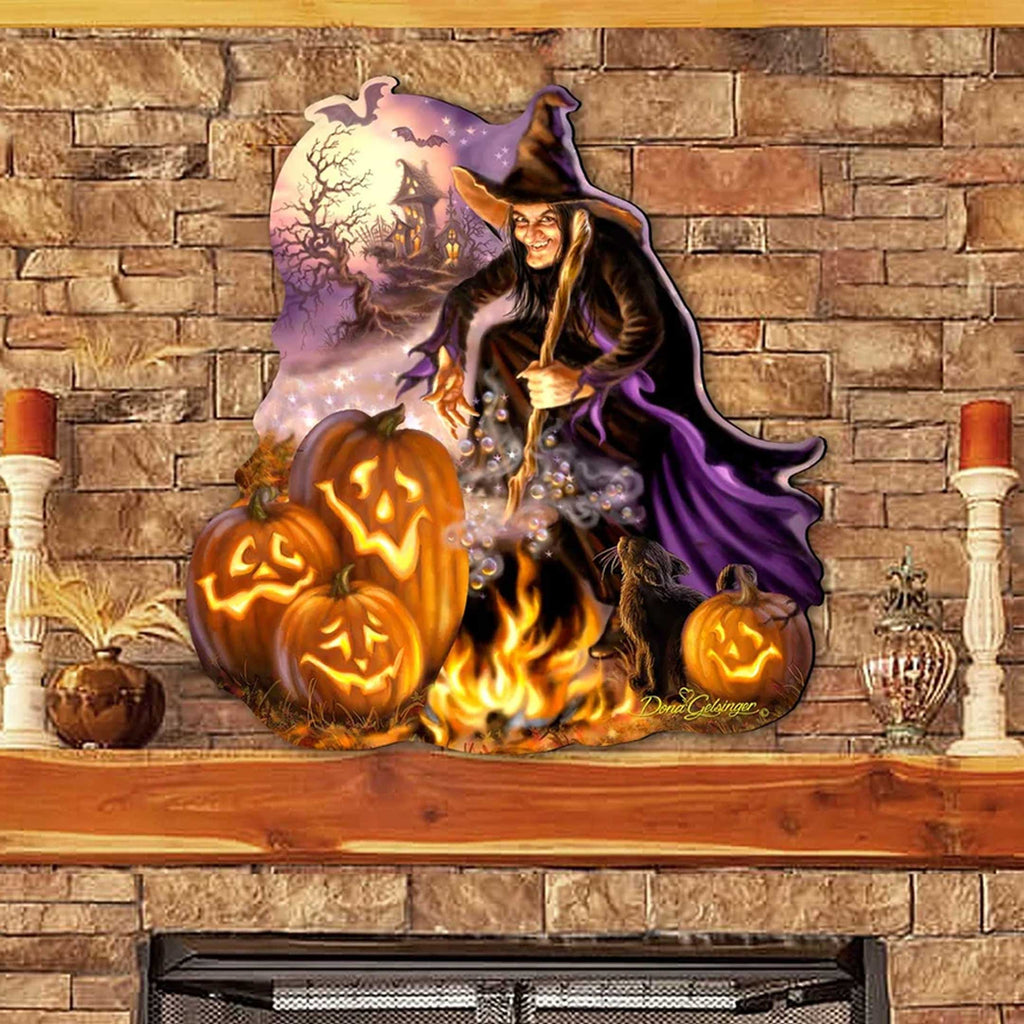 All Hallows Eve Holiday Door Décor by D. Gelsinger - Halloween Décor - 8461091H-0821 G.DeBrekht