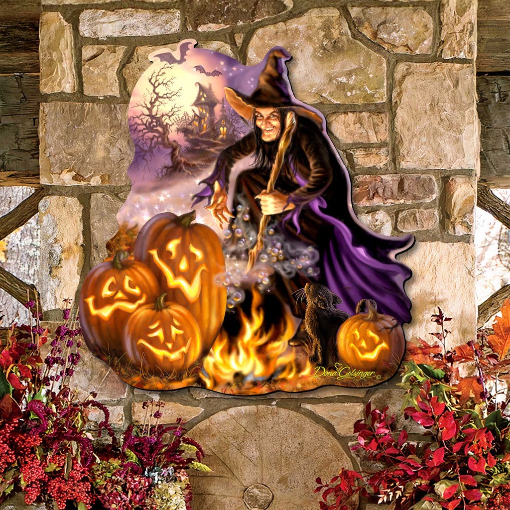 All Hallows Eve Holiday Door Décor by D. Gelsinger - Halloween Décor - 8461091H-0821 G.DeBrekht