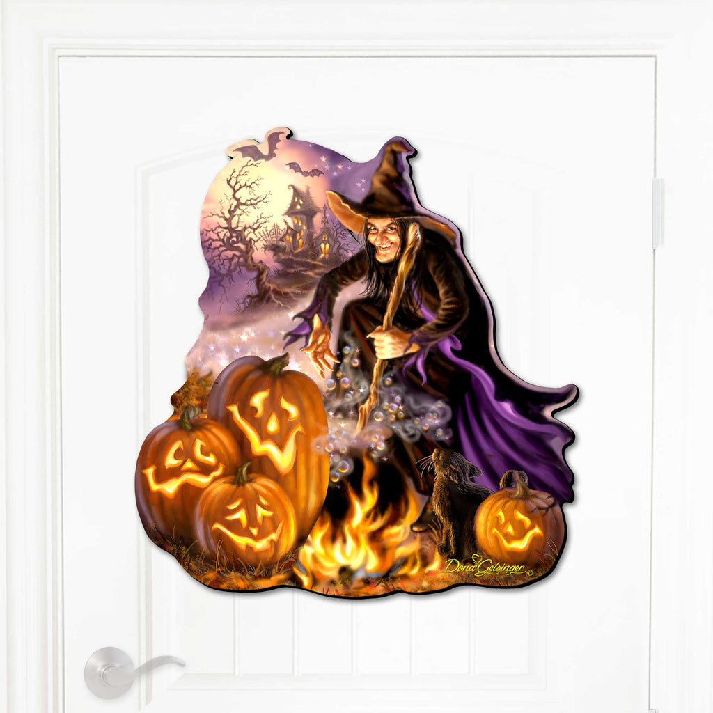 All Hallows Eve Holiday Door Décor by D. Gelsinger - Halloween Décor - 8461091H-0821 G.DeBrekht